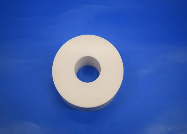Wear Resistant Industrial Machine Parts , Zirconia Ceramic Parts Thick Wall Sleeve Size Customized
