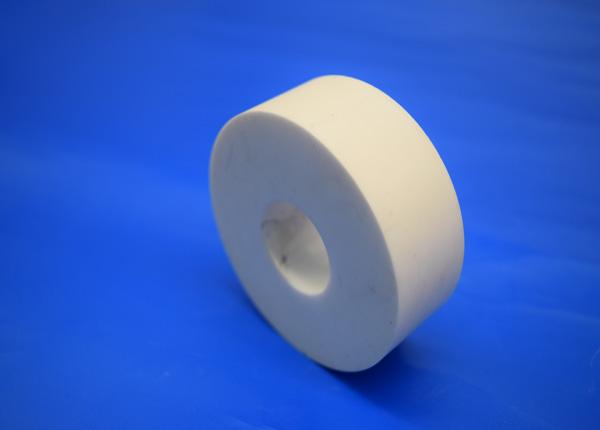 Wear Resistant Industrial Machine Parts , Zirconia Ceramic Parts Thick Wall Sleeve Size Customized