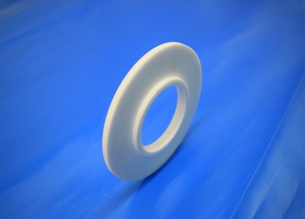 Wear Resistant Industrial Machine Parts , Zirconia Ceramic Parts Thick Wall Sleeve Size Customized