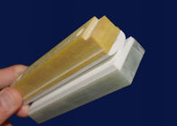 High Heat Insulation 95% ZrO2 Ceramic Block Precision Ceramic Machining
