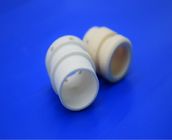 High Working Temperature Refractory 99% Al2O3 Yellow Ceramic Pipe / Tube / Pump With Small Hole