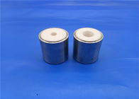 Refractory Zirconia Ceramic Piston Sleeve / Insulator Valve With Metal Parts