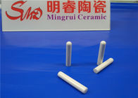 Round Head Cylinder Alumina Ceramic Rod / Al2o3 Ceramic Parts Fine Polished