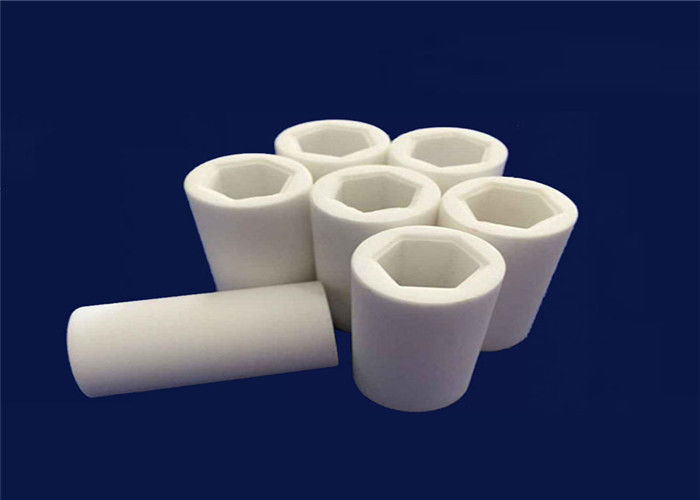 99% Purity Alumina Ceramic Tube / Ceramic Pipe Roll With High Temperature