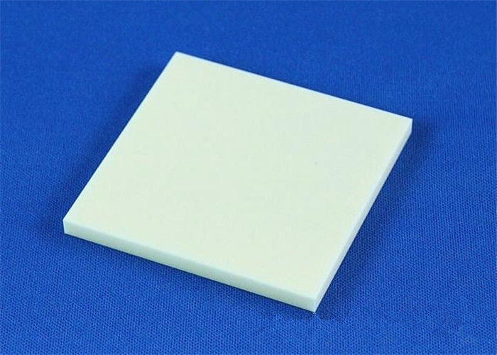 High Hardness  95% - 99.7% Alumina Ceramic Plate Customized White