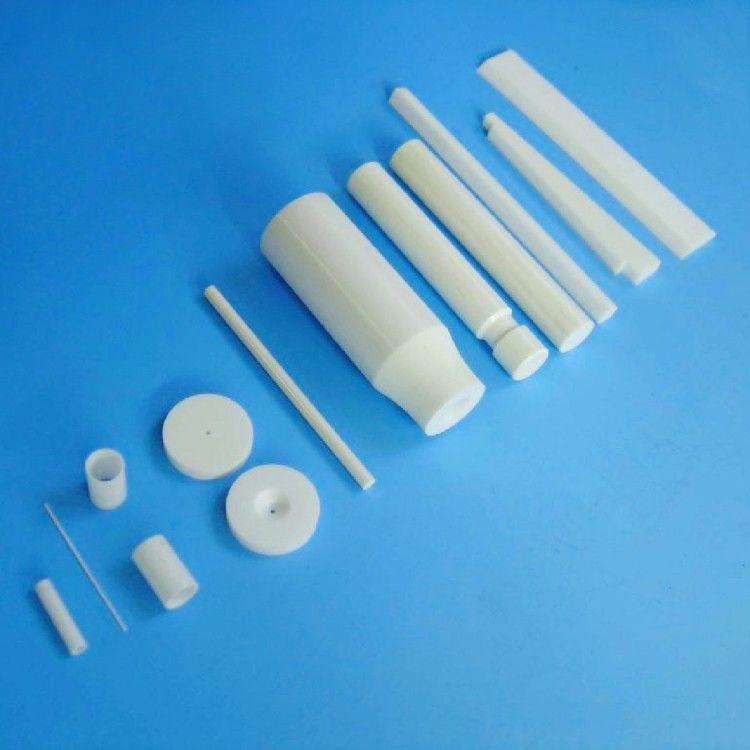 Ivory White Alumina Ceramic Rod Industrial High Purity