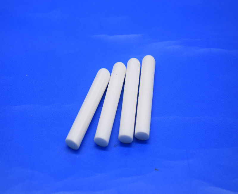 Industrial Precision 99% White Alumina Ceramic Roller Rods With Customize Service