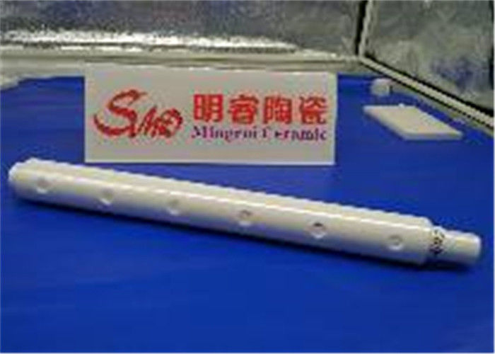 Wear Resistant 97% Alumina Thermocouple Protection Tubes / Machinable Ceramic Rod