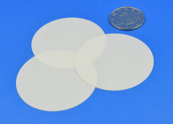 Thin Alumina Ceramic Disc / Alumina Ceramic Plates For Semiconductor Processing