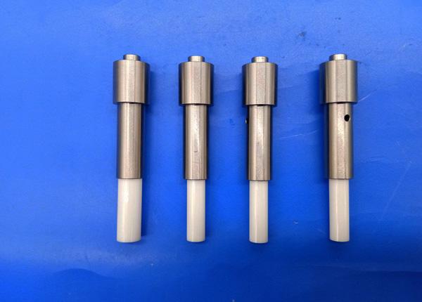 Al2O3 Alumina Ceramic Pin Gauge Set / Spot Welding Pin With Strong Impact Resistance