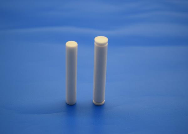 High Hardness Polished Zirconia Ceramic Pin / Rod / Bar for Industrial Machine Parts