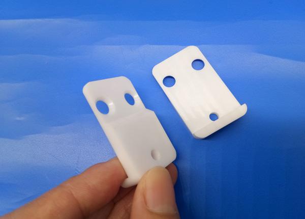 Hollow Machining Ceramic Parts Zirconia Ceramic Pressure Switch / Substrate With Groove