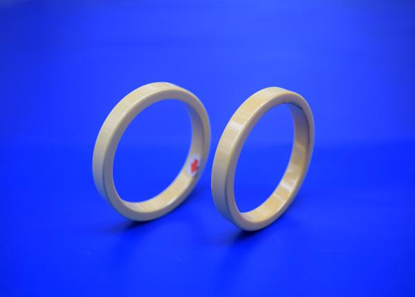 Hollow Machining Ceramic Parts Zirconia Ceramic Pressure Switch / Substrate With Groove