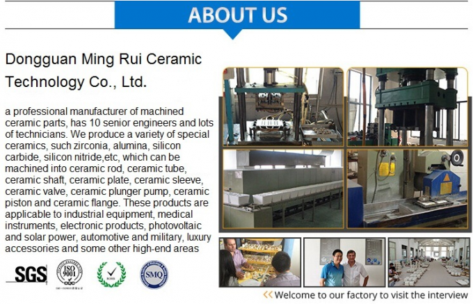 95% precision customized dimension mirror polish ceramic zirconia ceramic rod