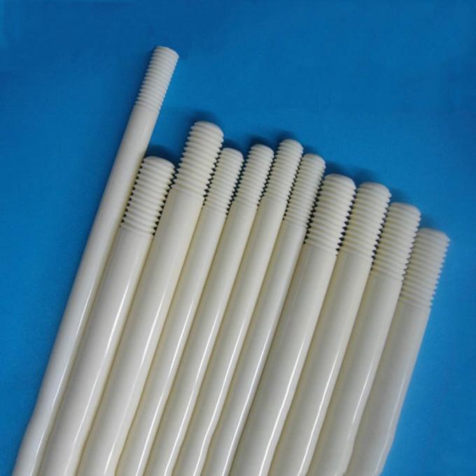 99 purity Aluminum Al2O3 Ceramic Thread Rod for Electronic substrates