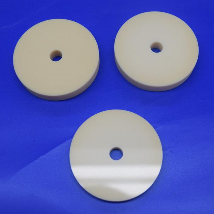 High Hardness Black Ceramic Disc / Zirconia Ceramic Washer for Cutting