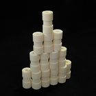 99% Alumina Ceramic Tube  Light Yellow Thermocouple Protection Tubes Insulating Ceramic