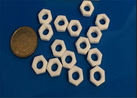 Custom High Strength M6 Aluminium Oxide Ceramic Nut For Equipment Processing