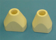 High Purity 99.9% Alumina Ceramic Parts Ceramic Round Tapered With Flat Sides