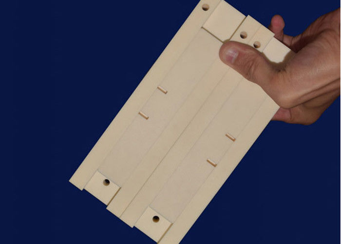 High Strength Porcelain Machinable Ceramic Block For Cyclone Liner Wear Resistance
