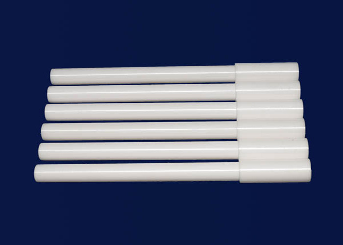 ZrO2 / Zirconia Ceramic Bar Ceramic Impeller Shaft For Pump High Precision
