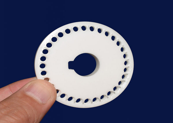 Machinable Ceramic Disc Capacitor , Ceramic Disc Valve Components High Hardness
