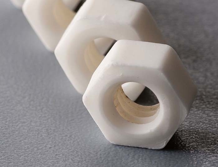 Alumina Ceramic Nuts And Bolts Advanced Ceramics Manufacturing