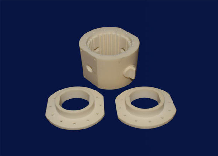 High Precision Components Alumina Ceramic Parts Base Cover Container With Hole
