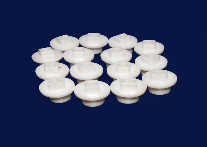 Wear Resistant / Al2O3 Alumina Ceramic Sandblasting Nozzles White / Ivory