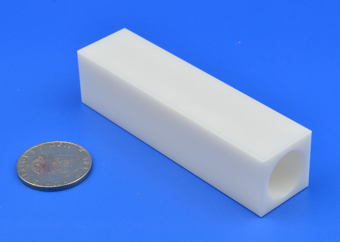 High Flexural Strength Square Ceramic Tube Zirconia Material High Hardness