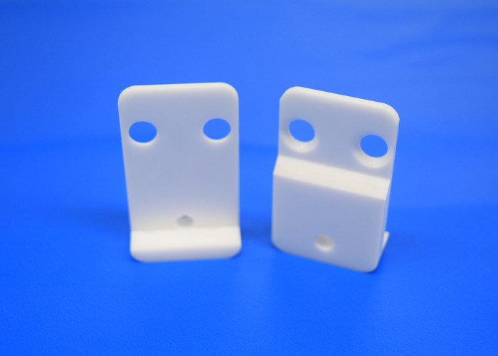 Machinable Zirconia Ceramic Engine Block , Custom White Ceramic Insulators